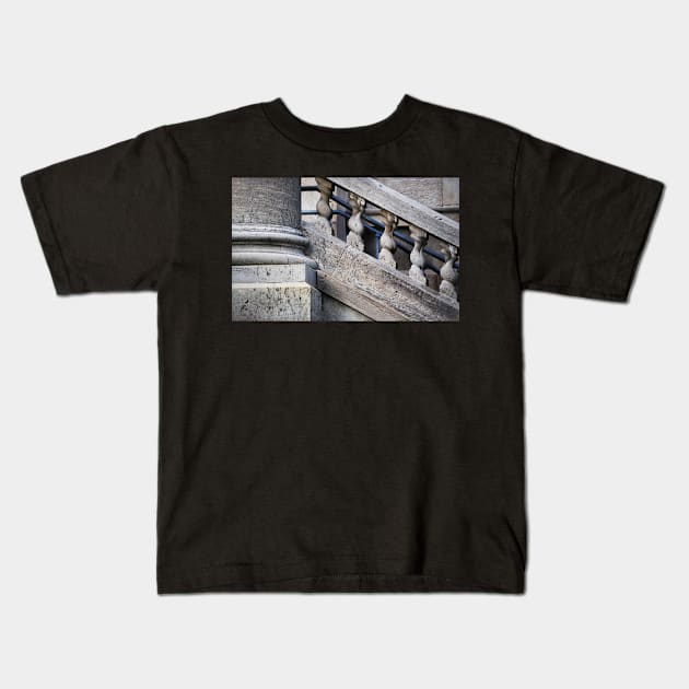 Pillar & Railing Kids T-Shirt by LaurieMinor